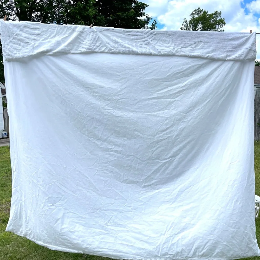 Madison Park White Cotton Duvet Cover